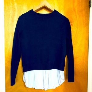 H&M divided navy blue womens sweater size S